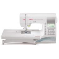 SINGER Quantum Stylist 9960 Computerized Portable Sewing Machine with 600-Stitches Electronic Auto Pilot Mode, Extension Table and Bonus Accessories, Perfect for Customizing Projects